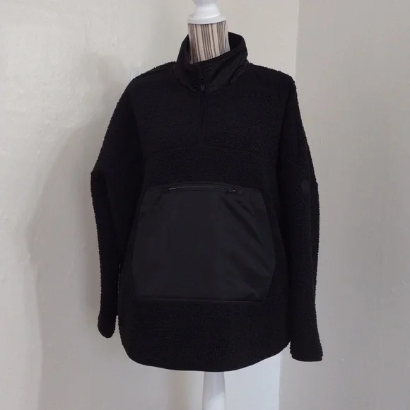 Tuckernuck Sport Black Fleece Cady Quarter Zip Pullover Size M/L SOLD - Picture 9 of 16